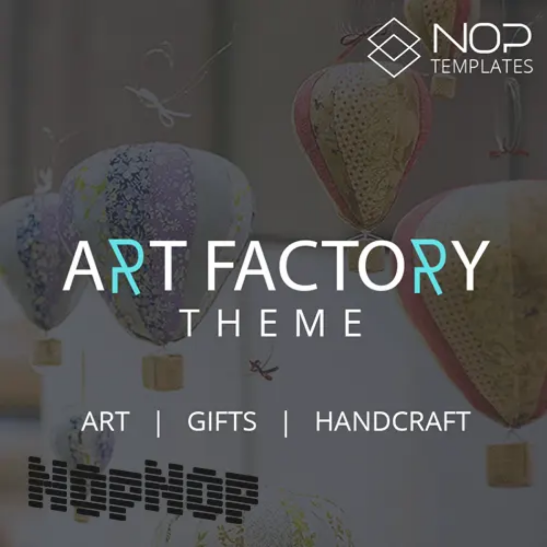  قالب Nop ArtFactory برای ورژن 4.50